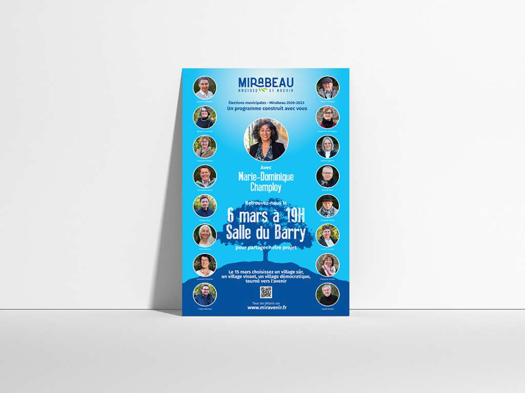 Affiche de campagne Mirabeau